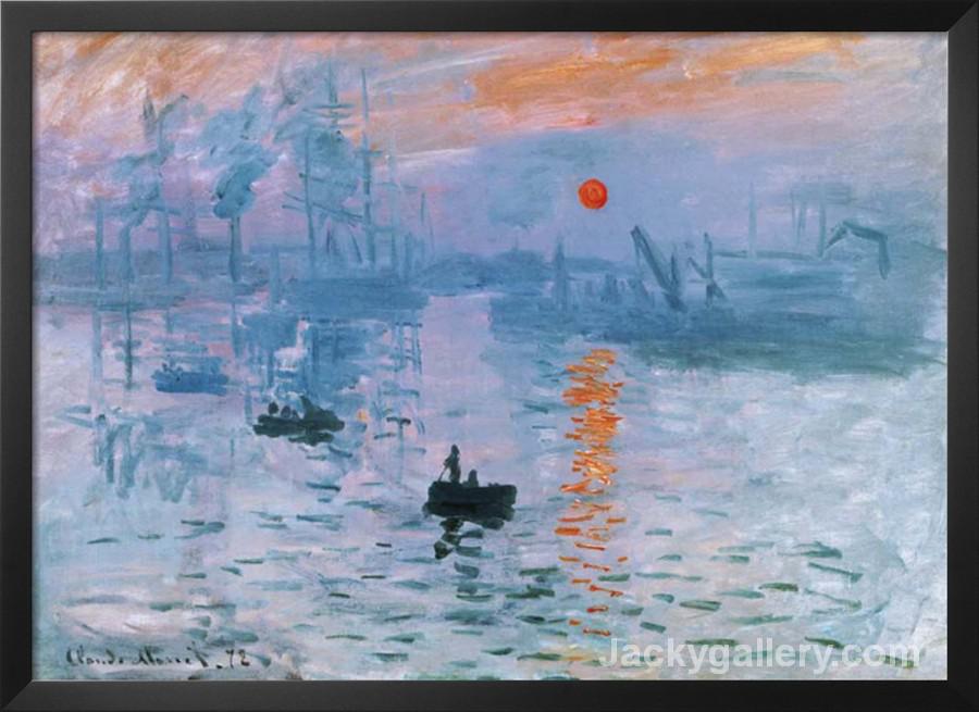 Impression Soleil Levant by Claude Monet paintings reproduction